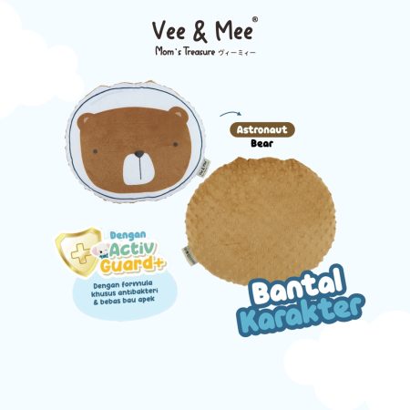 Vee And Mee Bantal Print Kids Astronaut Bear Series