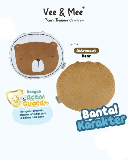 Bantal Print Kids Astronaut Bear Series