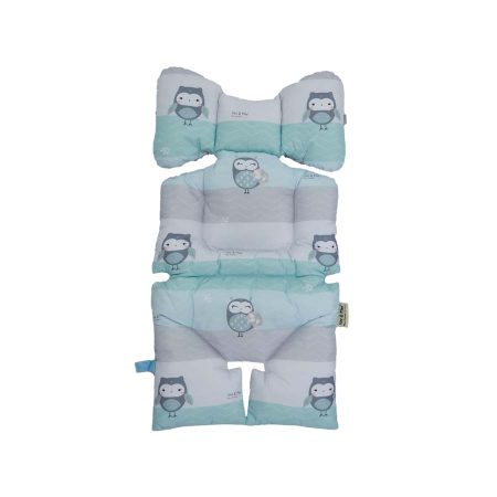 Vee And Mee Alas Stroller + Bantal Dot Owl Series