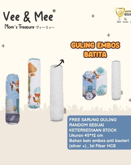 Vee And Mee Guling / Bolster Embos Batita